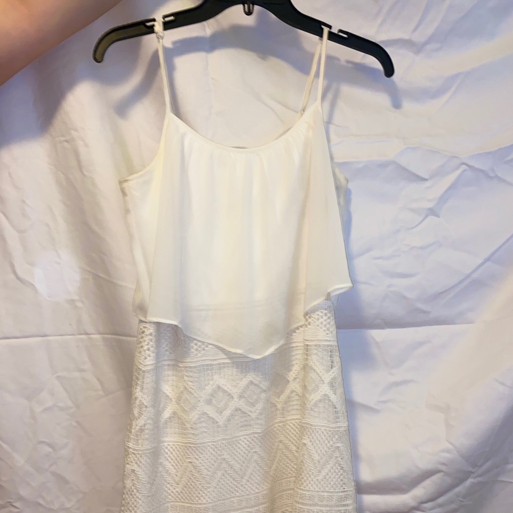 White cocktail dress